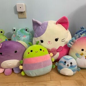 Squishmallows Plush Toy Set - 8 squishmallows
